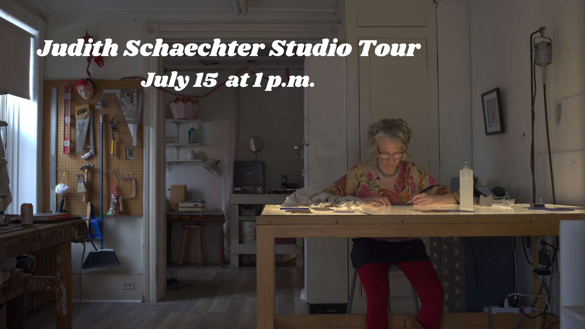 Tour of Judith Schaechter’s Studio Michener Art Museum